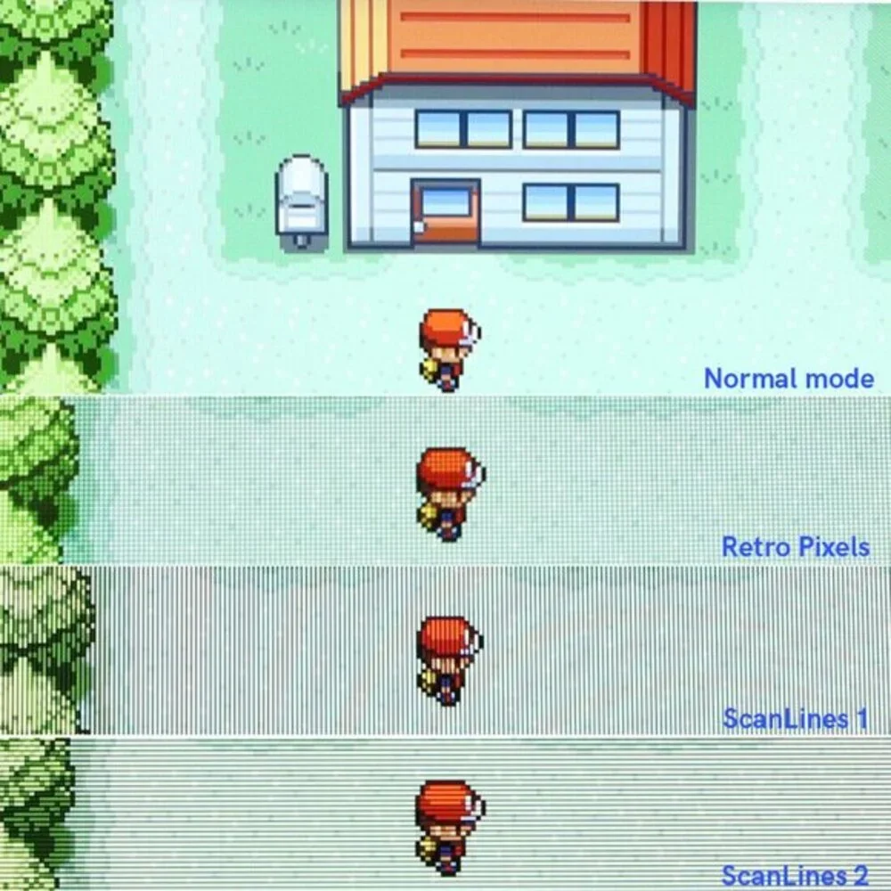 Gameboy Advance SP Upgraded Backlit Mod Drop In IPS V5 720 X 480 LCD Screen